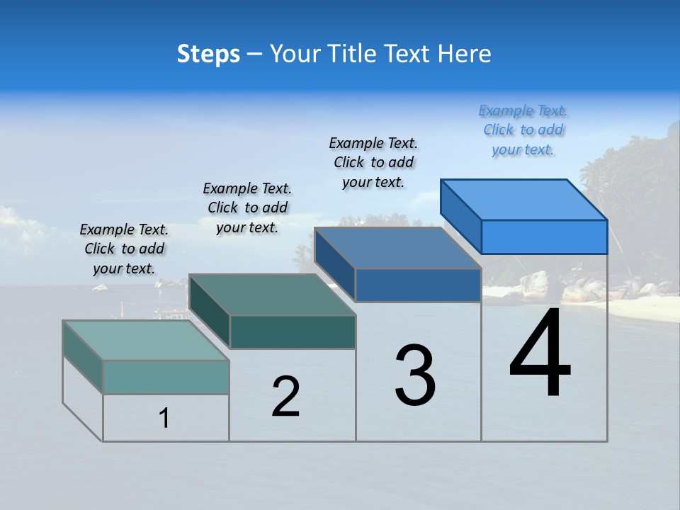 Island Ocean Beach PowerPoint Template