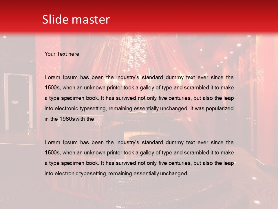 Style Wealth Lamp PowerPoint Template