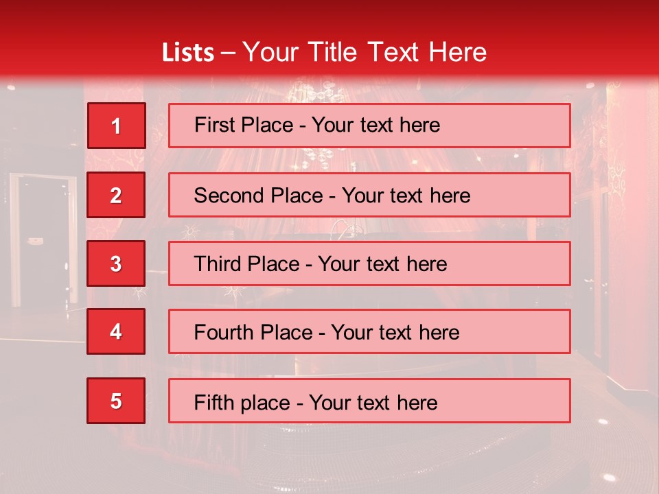 Style Wealth Lamp PowerPoint Template