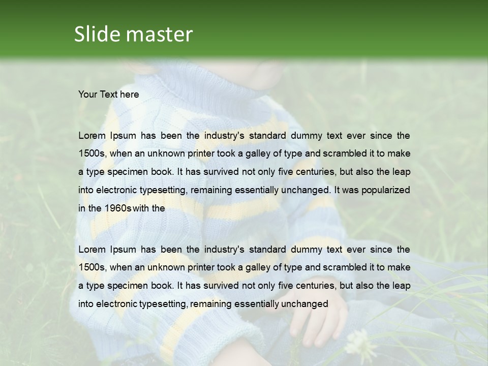 One Little Outdoor PowerPoint Template