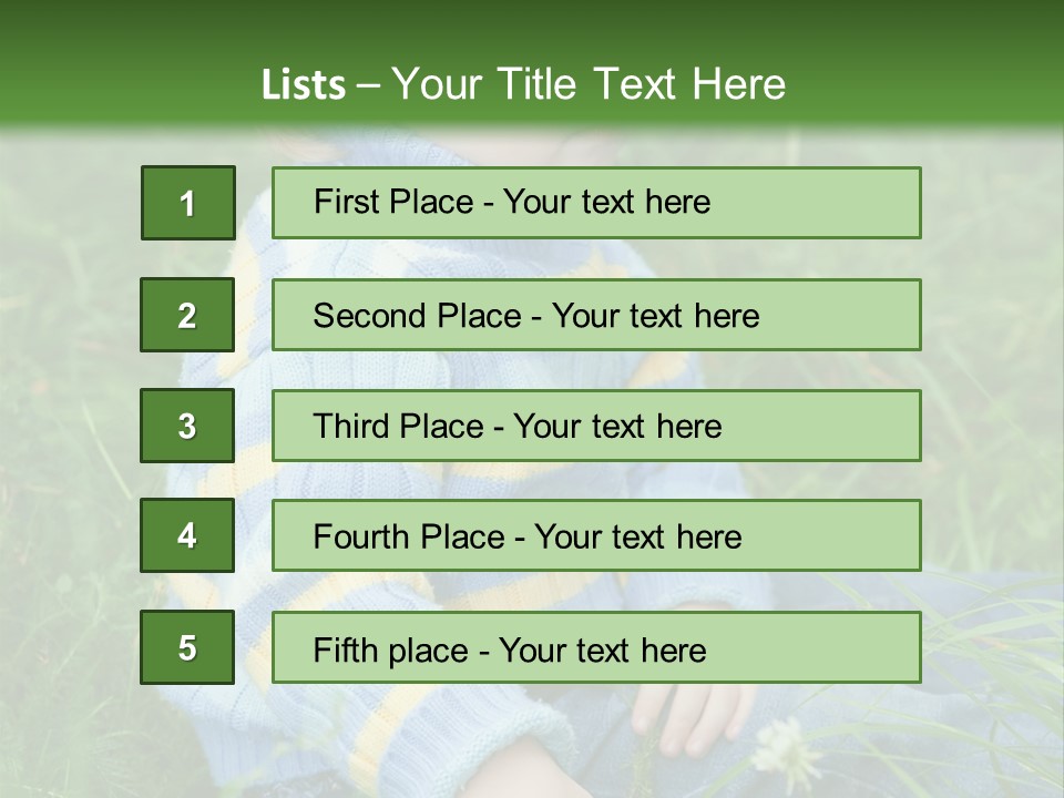 One Little Outdoor PowerPoint Template
