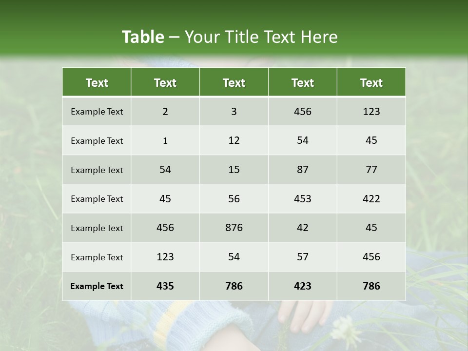 One Little Outdoor PowerPoint Template