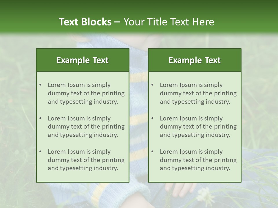 One Little Outdoor PowerPoint Template