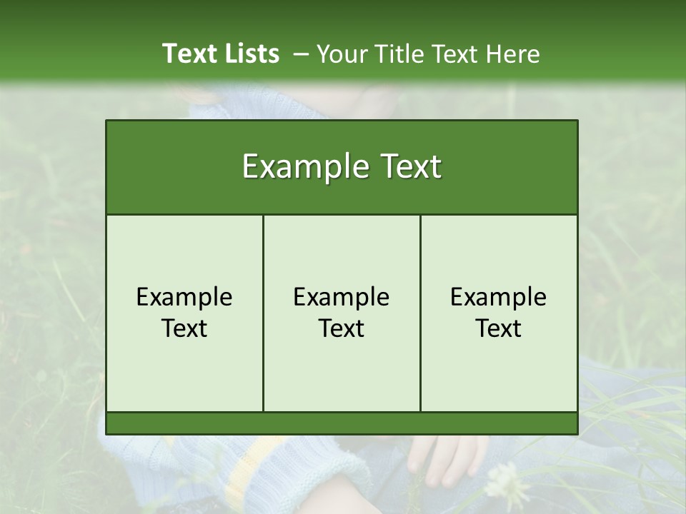 One Little Outdoor PowerPoint Template