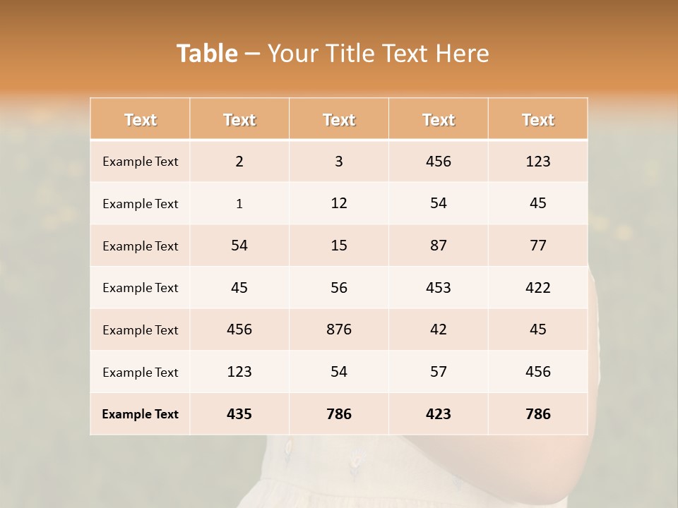 Magnifying Glass Child PowerPoint Template