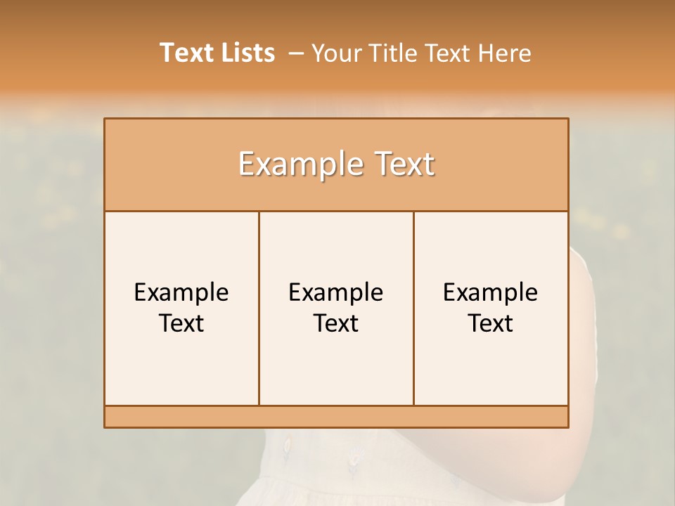 Magnifying Glass Child PowerPoint Template