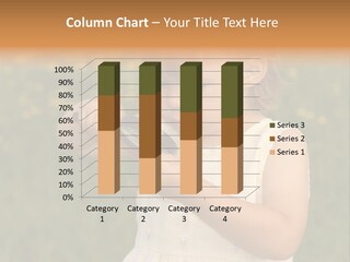 Magnifying Glass Child PowerPoint Template