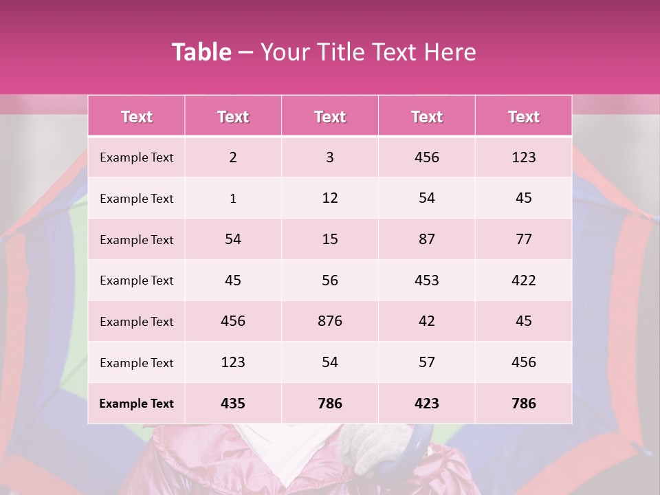 Camera Parts PowerPoint Template