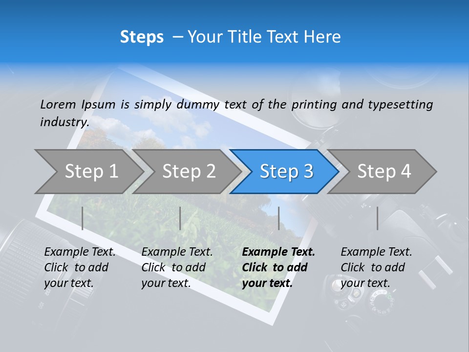 Camera Parts PowerPoint Template