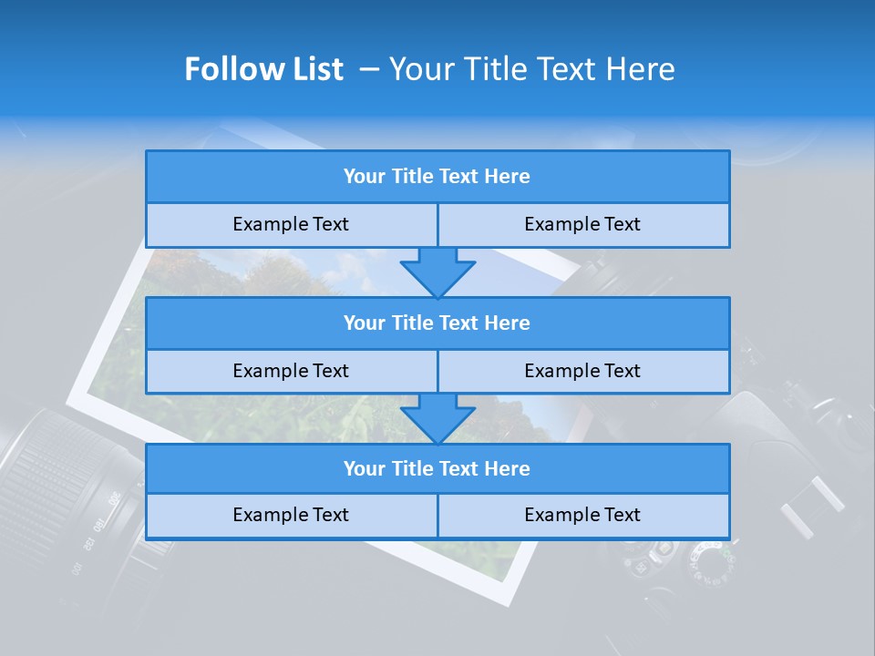 Camera Parts PowerPoint Template