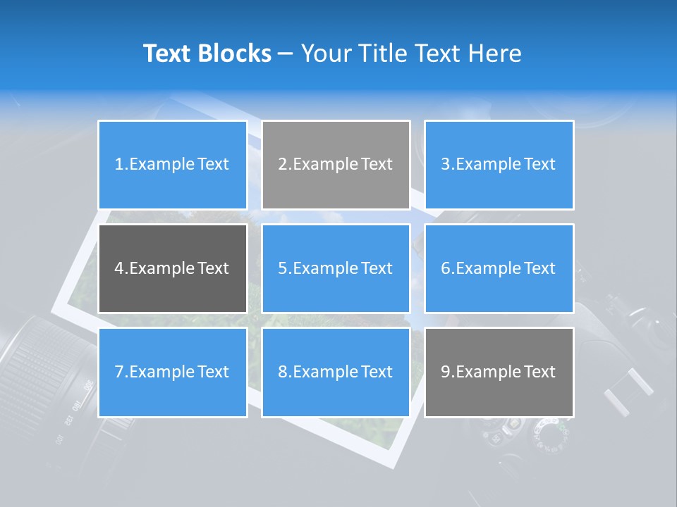 Camera Parts PowerPoint Template