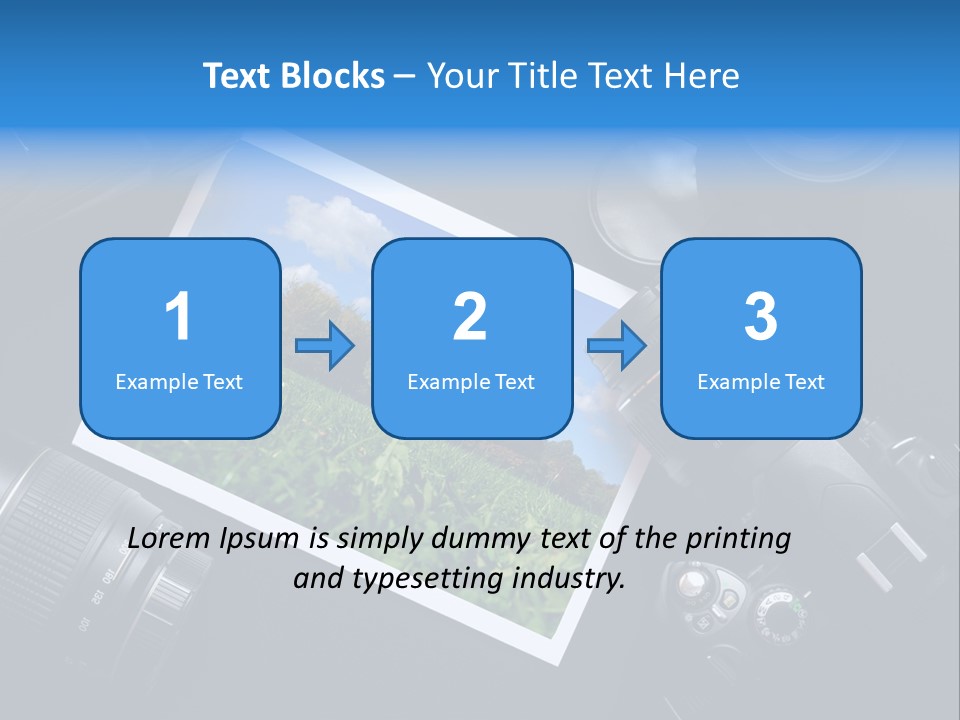 Camera Parts PowerPoint Template