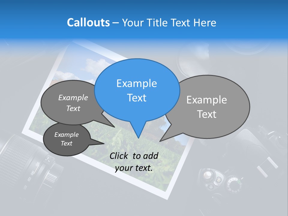 Camera Parts PowerPoint Template