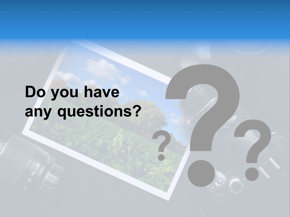 Camera Parts PowerPoint Template