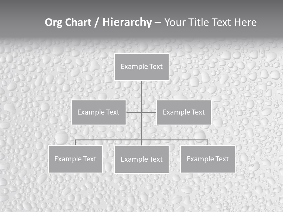 Water Drops On Glass PowerPoint Template