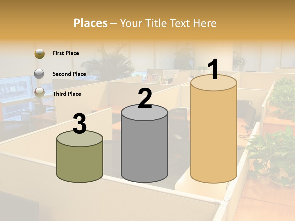 Commercial Office Design Ideas PowerPoint Template