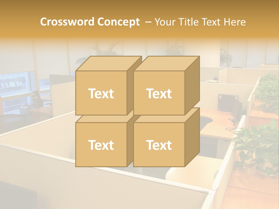 Commercial Office Design Ideas PowerPoint Template