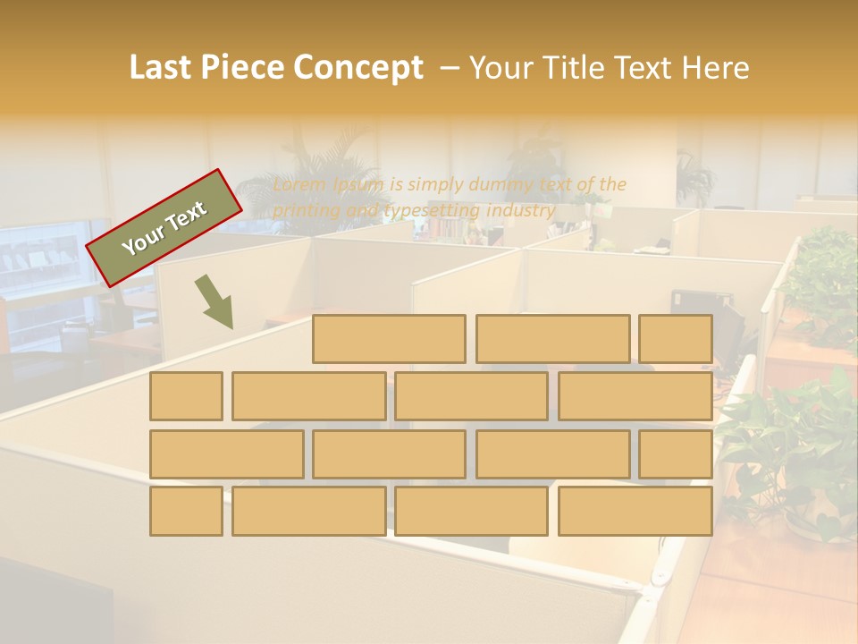 Commercial Office Design Ideas PowerPoint Template