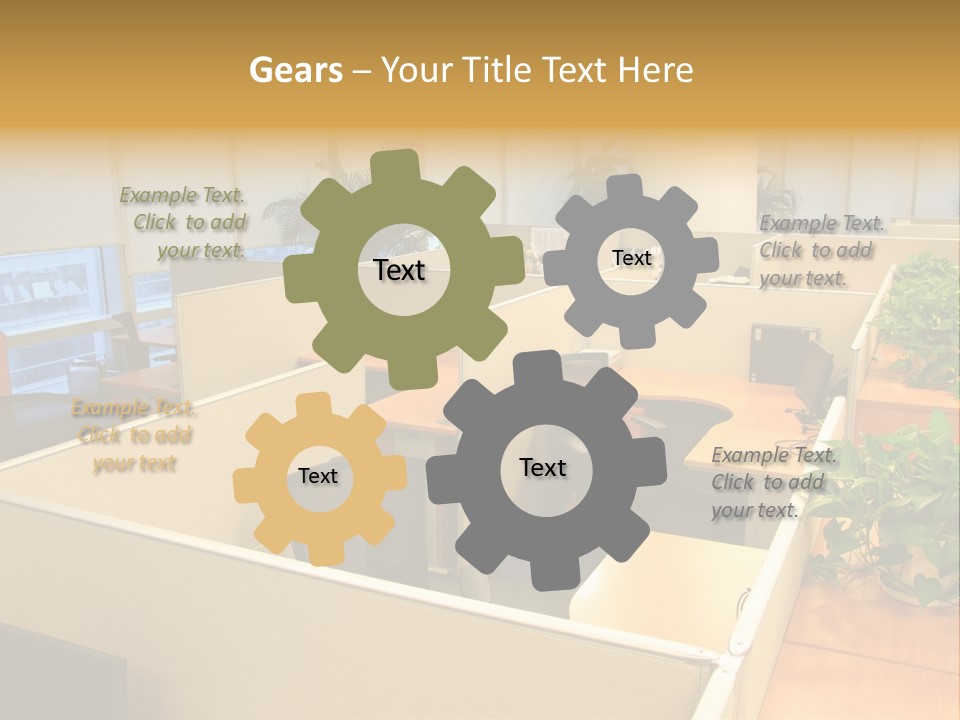 Commercial Office Design Ideas PowerPoint Template