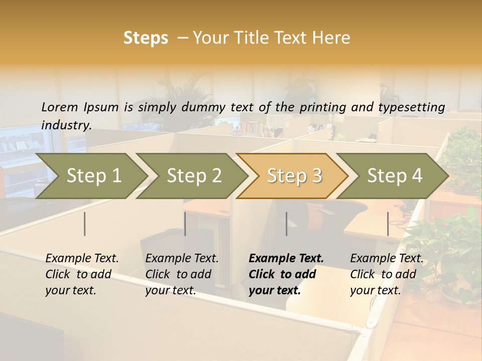 Commercial Office Design Ideas PowerPoint Template