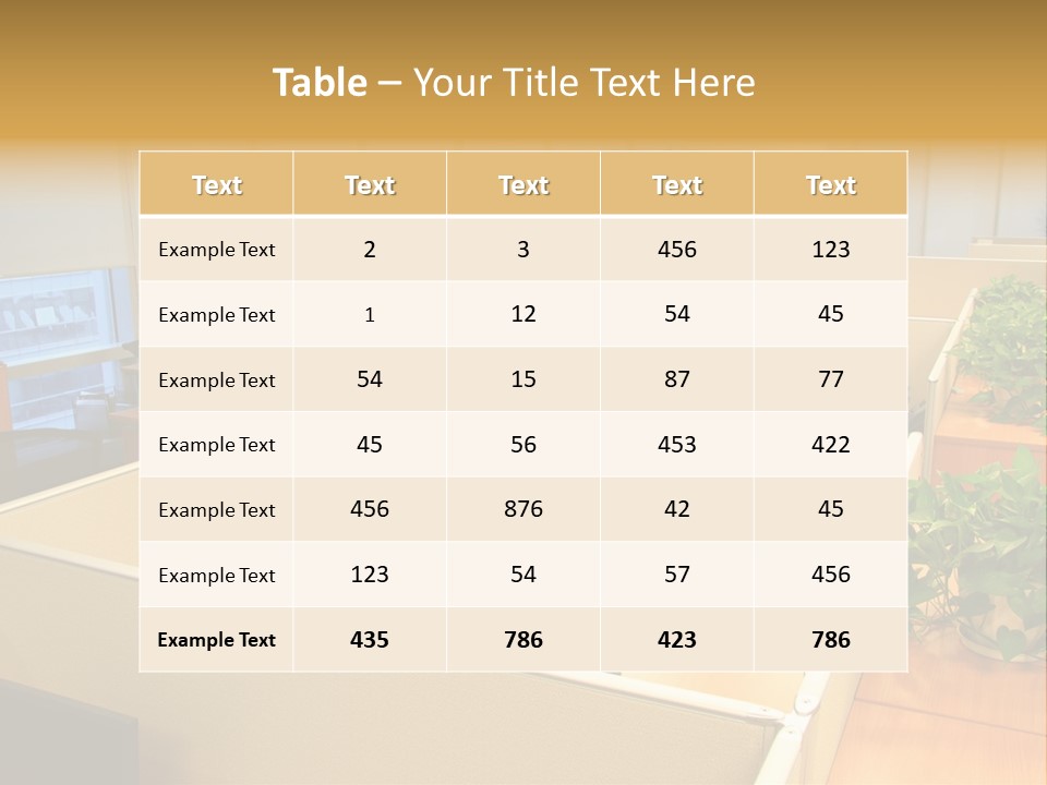 Commercial Office Design Ideas PowerPoint Template