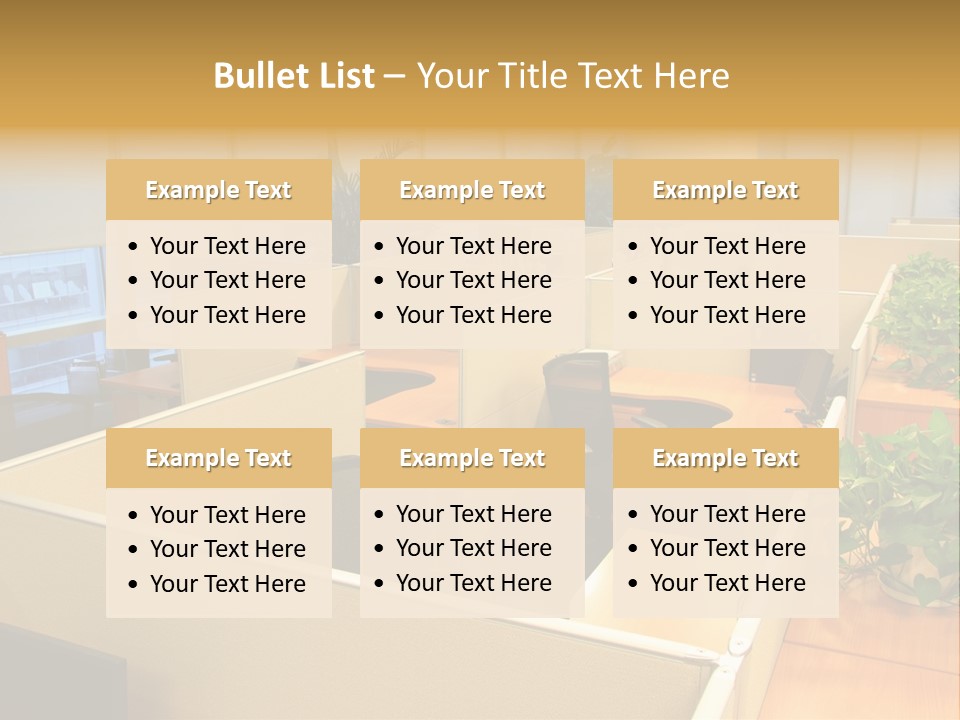 Commercial Office Design Ideas PowerPoint Template