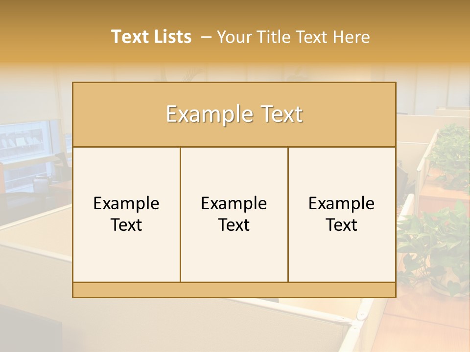 Commercial Office Design Ideas PowerPoint Template