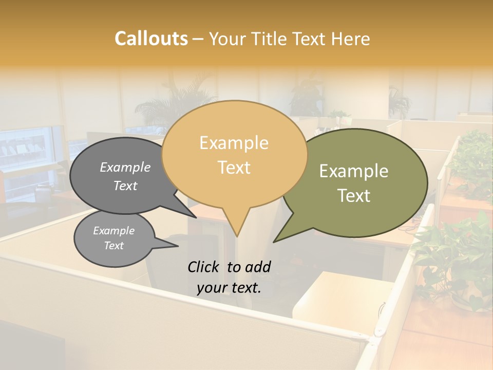 Commercial Office Design Ideas PowerPoint Template