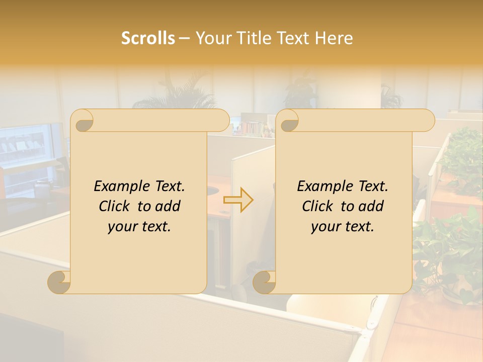 Commercial Office Design Ideas PowerPoint Template