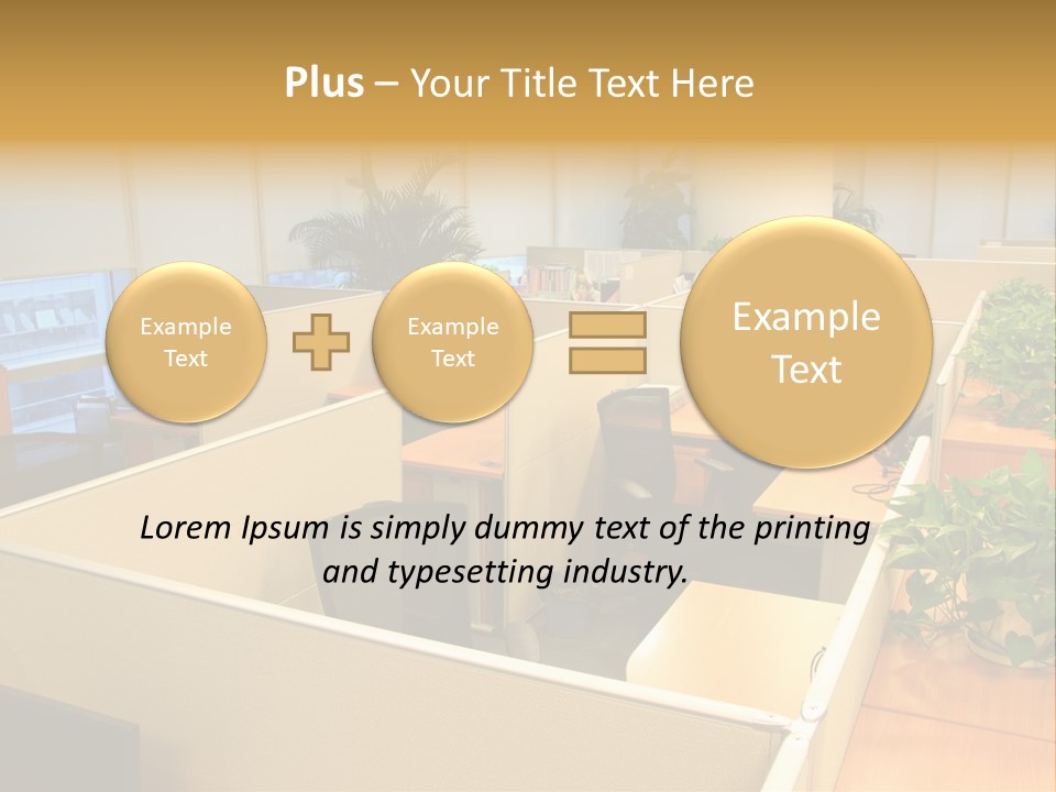 Commercial Office Design Ideas PowerPoint Template