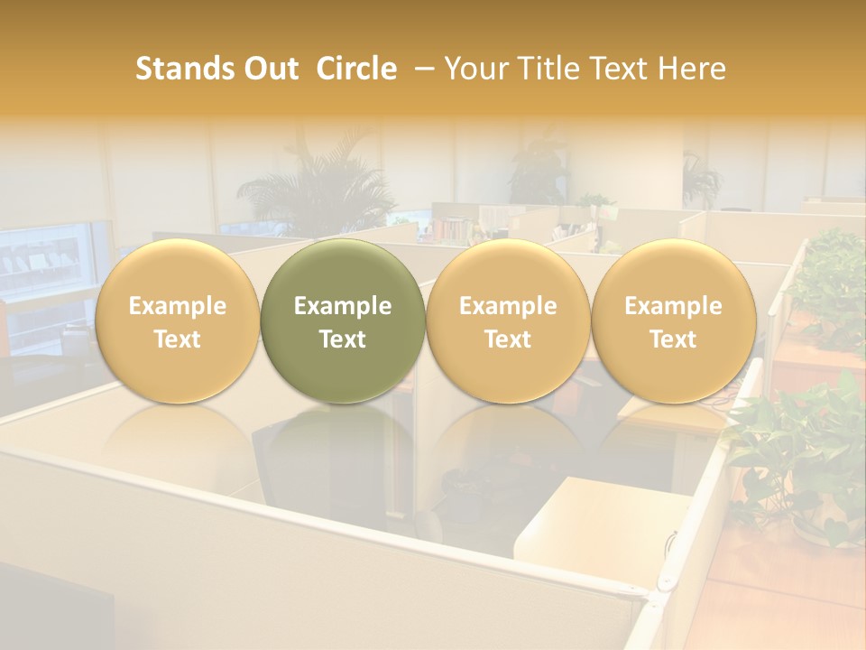 Commercial Office Design Ideas PowerPoint Template