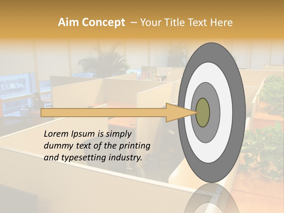 Commercial Office Design Ideas PowerPoint Template