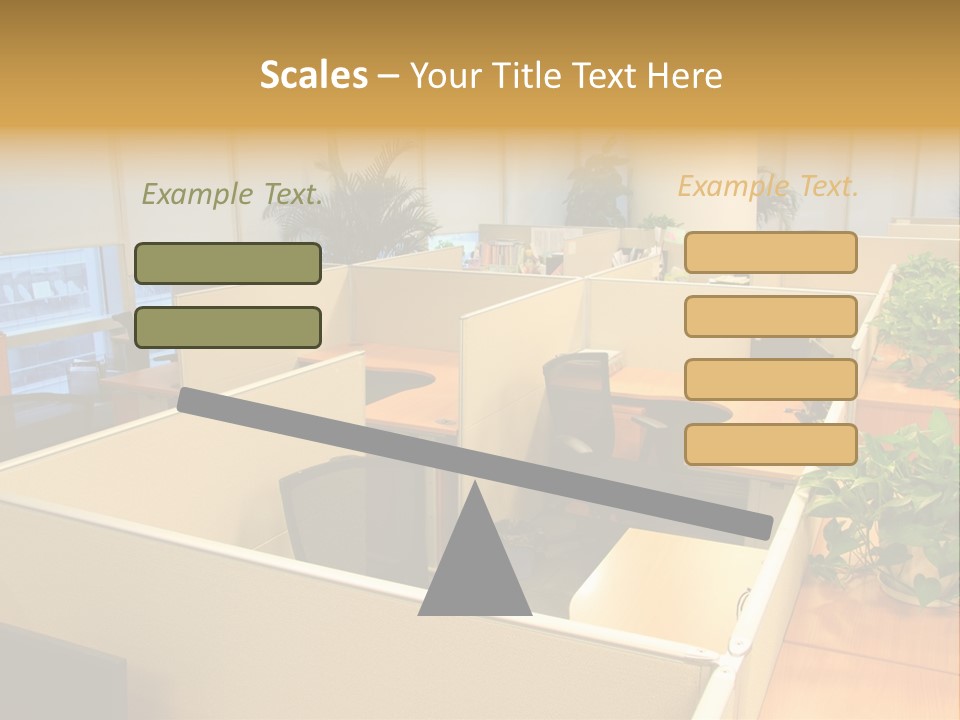 Commercial Office Design Ideas PowerPoint Template