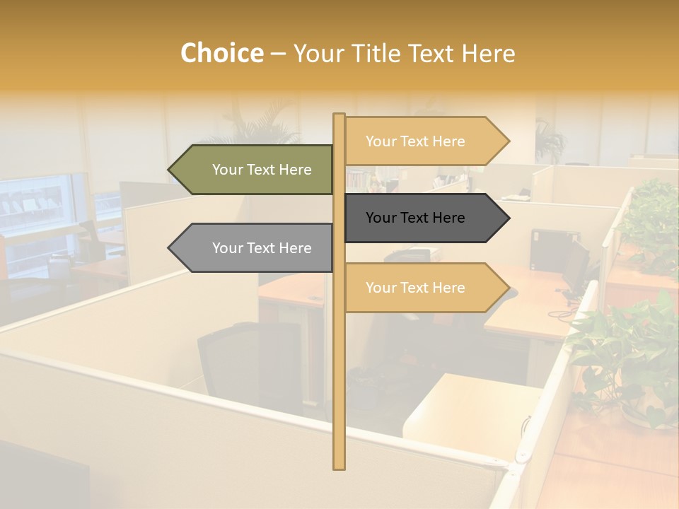 Commercial Office Design Ideas PowerPoint Template