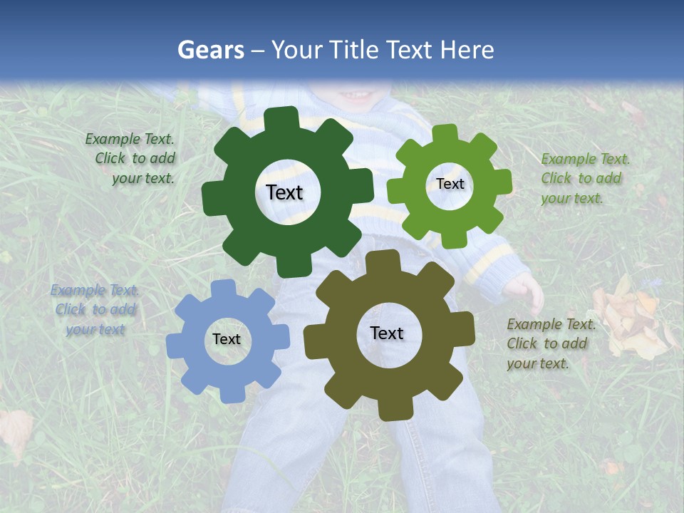 Happiness Young Meadow PowerPoint Template