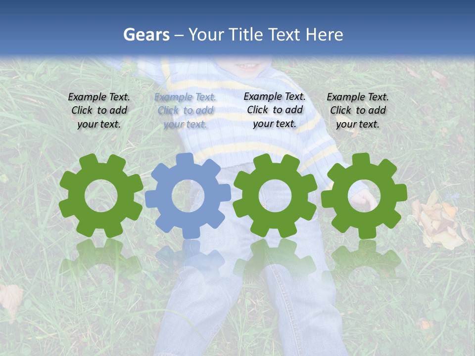 Happiness Young Meadow PowerPoint Template