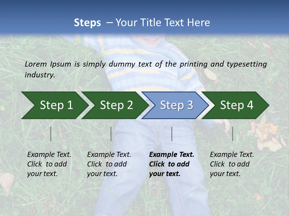 Happiness Young Meadow PowerPoint Template