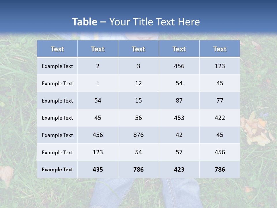 Happiness Young Meadow PowerPoint Template