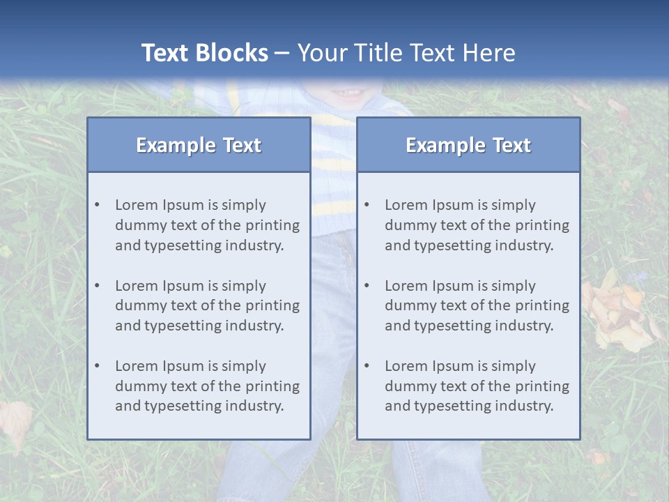 Happiness Young Meadow PowerPoint Template