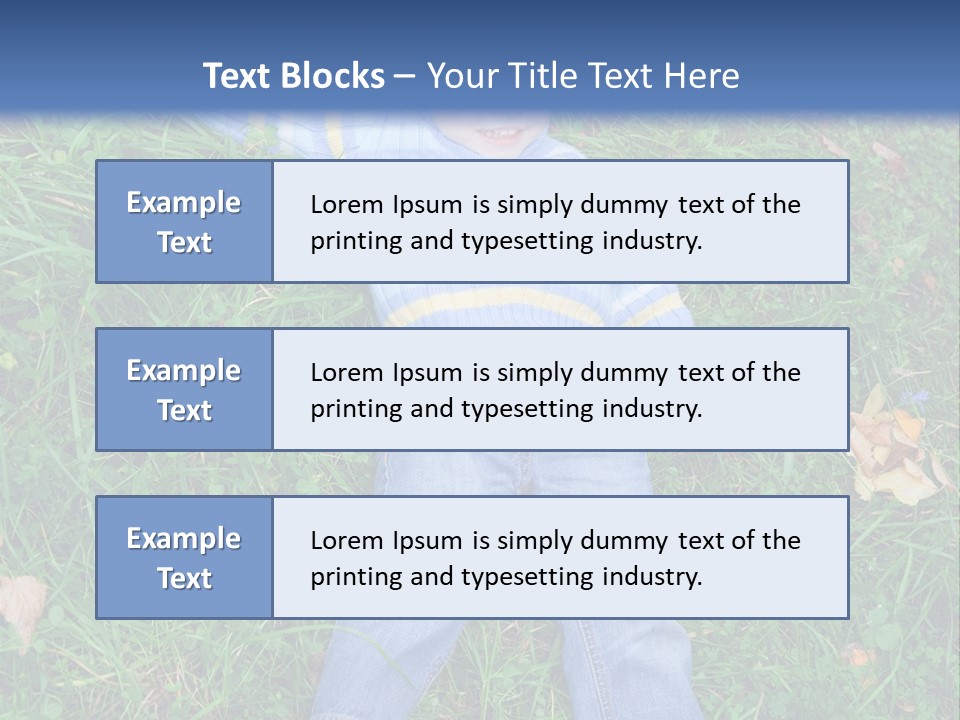 Happiness Young Meadow PowerPoint Template