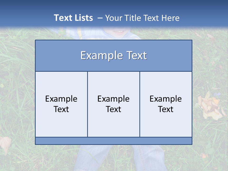 Happiness Young Meadow PowerPoint Template