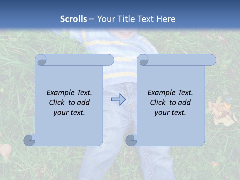 Happiness Young Meadow PowerPoint Template