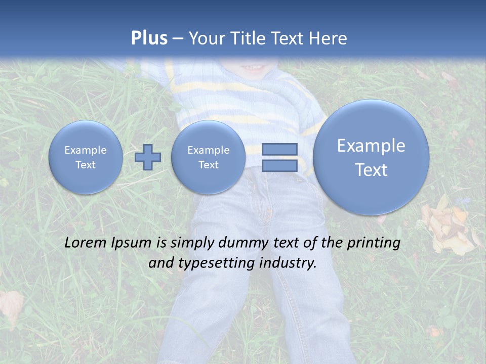 Happiness Young Meadow PowerPoint Template