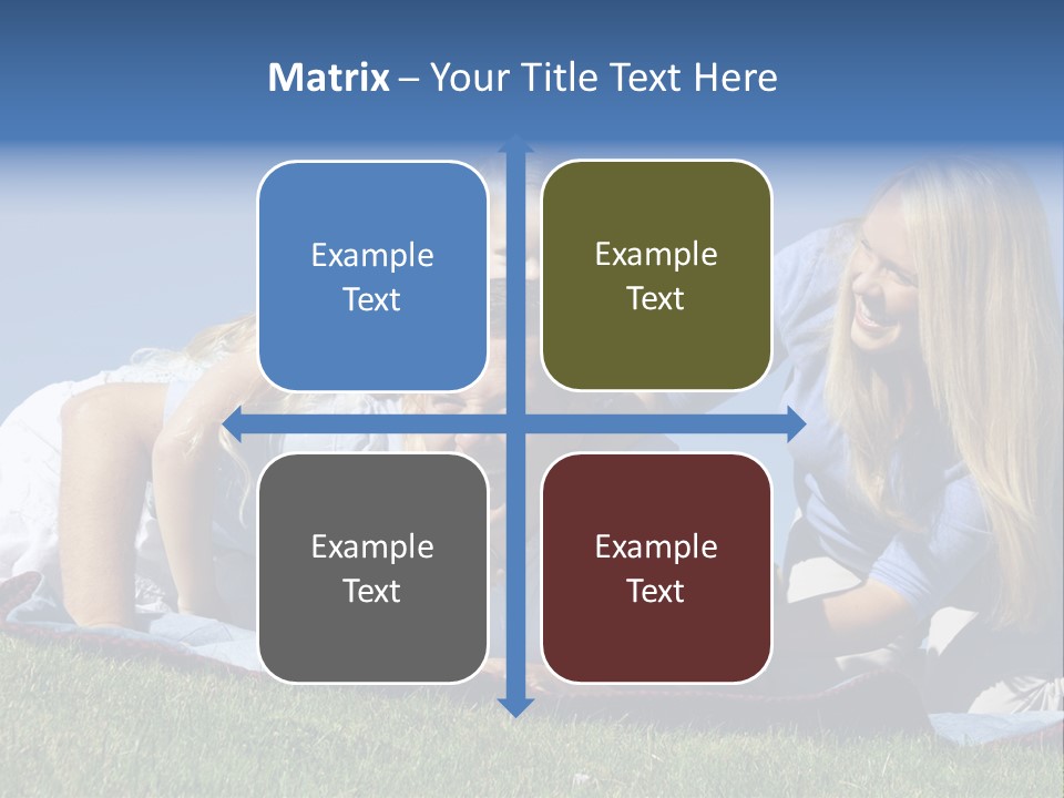 Vibrant Lifestyle Grass PowerPoint Template