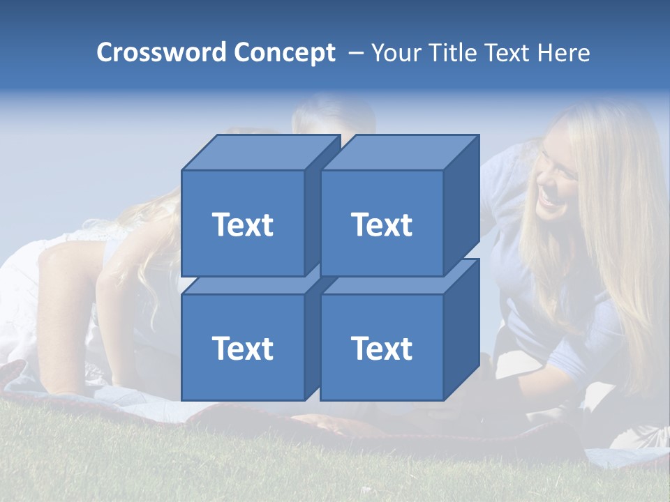 Vibrant Lifestyle Grass PowerPoint Template