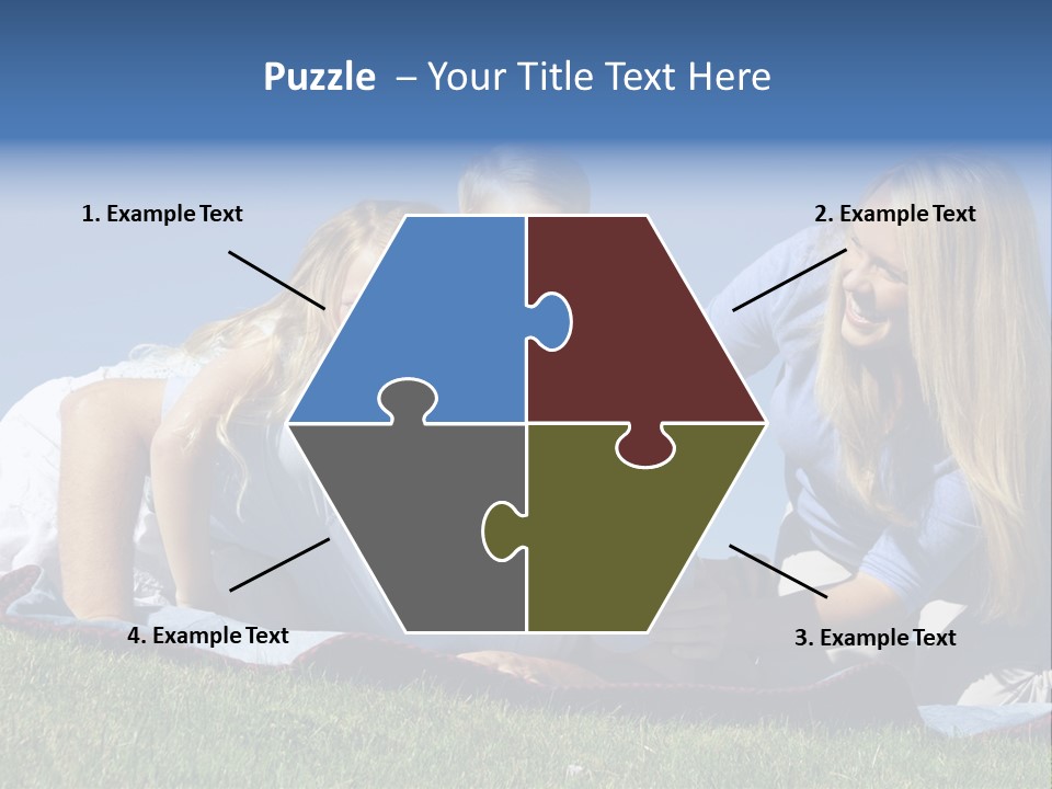 Vibrant Lifestyle Grass PowerPoint Template