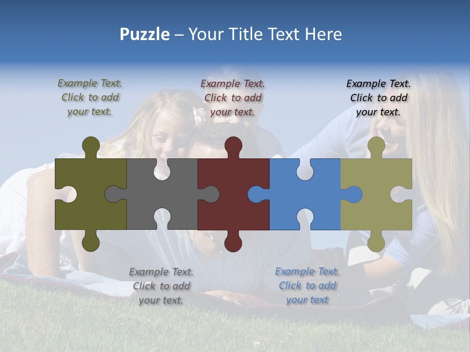 Vibrant Lifestyle Grass PowerPoint Template