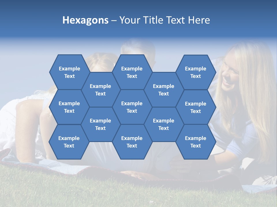 Vibrant Lifestyle Grass PowerPoint Template