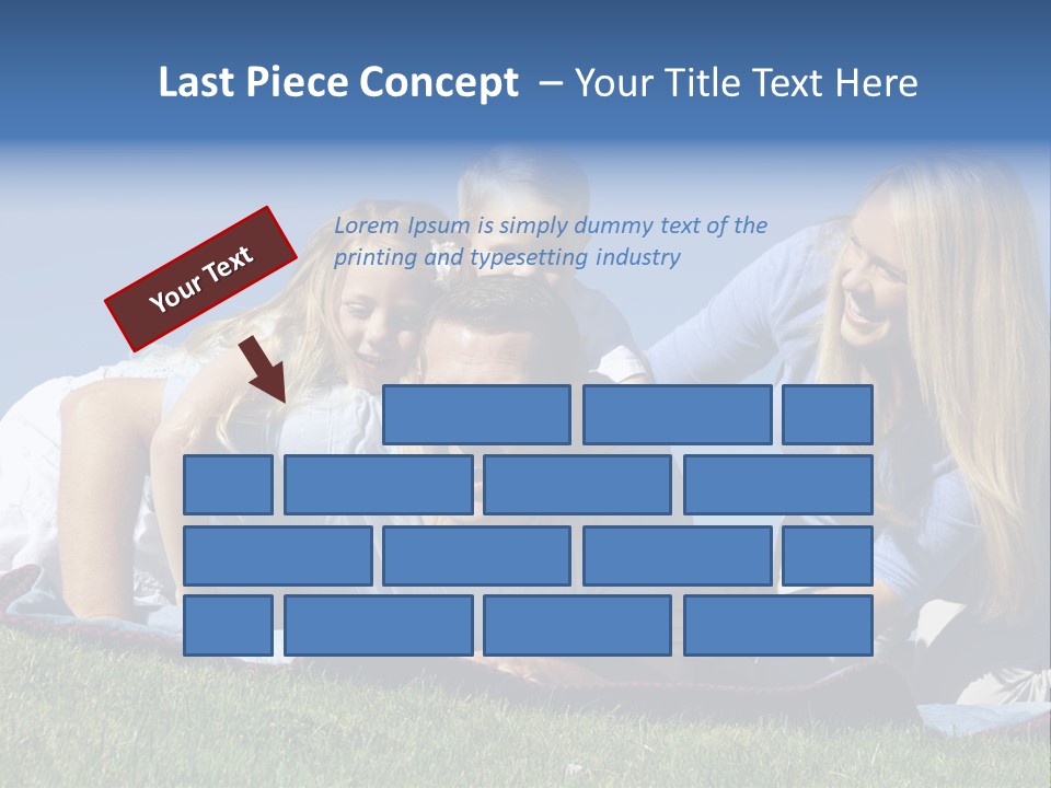 Vibrant Lifestyle Grass PowerPoint Template