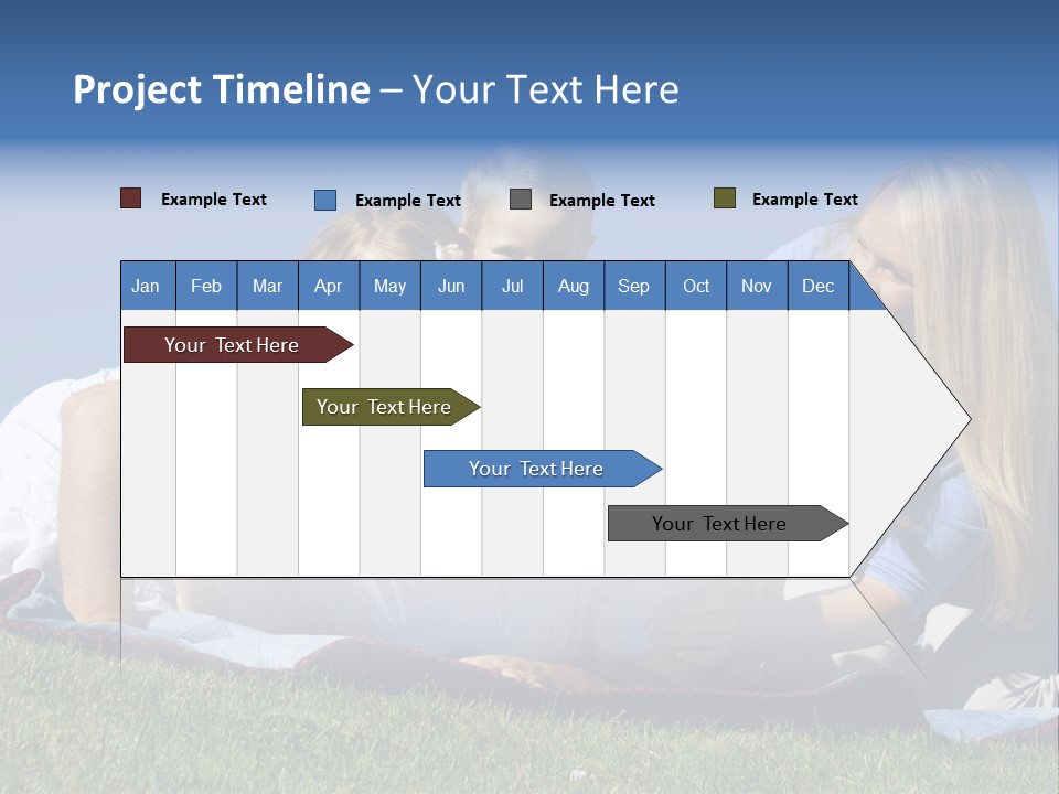 Vibrant Lifestyle Grass PowerPoint Template